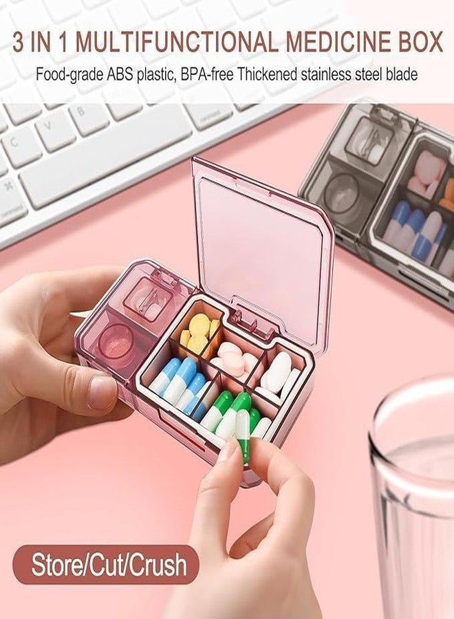 VATTU Medicine Organizer Box Pill Organizer Case with 5 Compartments Portable Mini Travel Pills Box Medicine Carry Box Seal Storage Container Holder for Outdoor, Camping, Home - Image 5